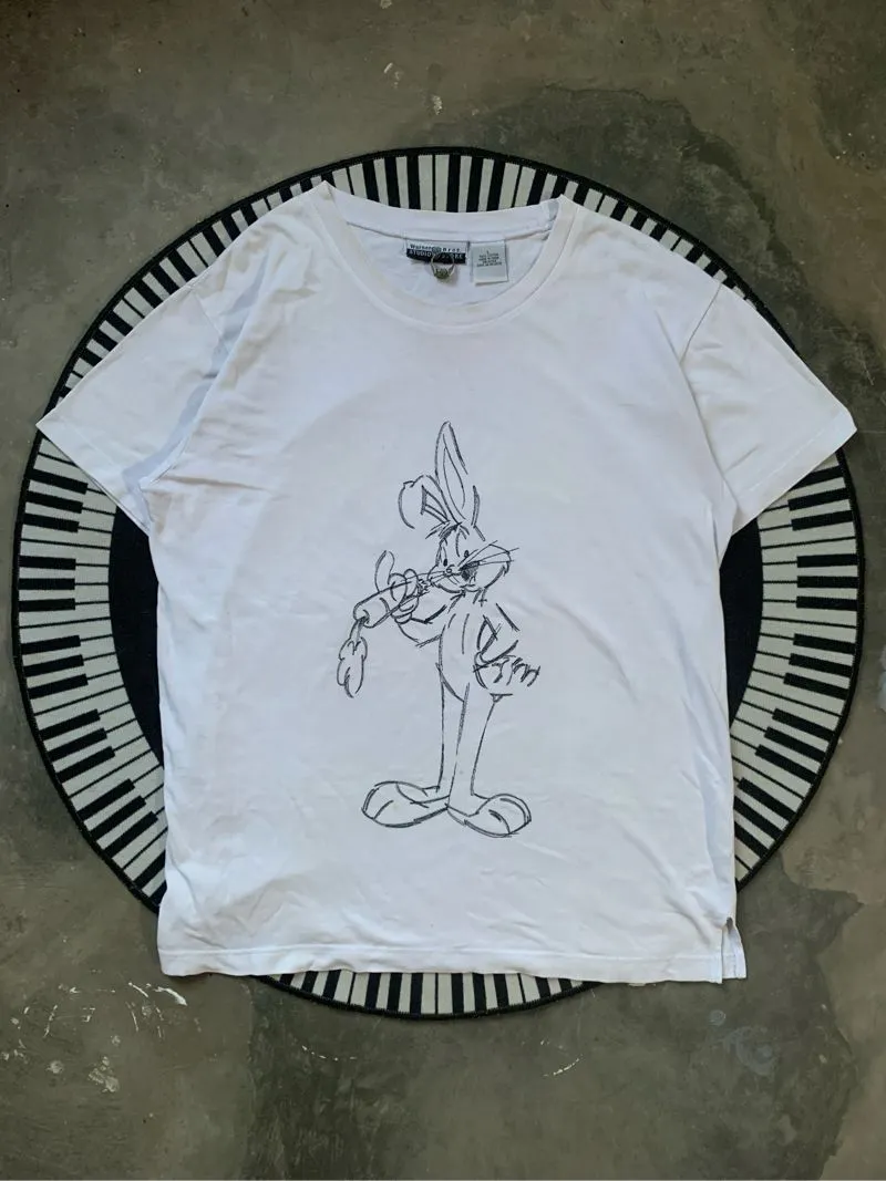 Vintage Streetwear T-shirt Pria white photo 1