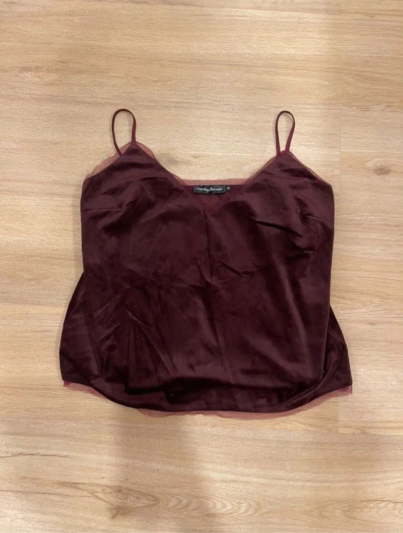 Luxury Cami top Wanita red photo 1