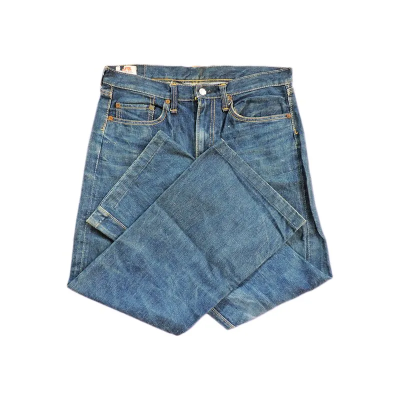 Japanese brand Vintage Casual Jeans Pria blue photo 1