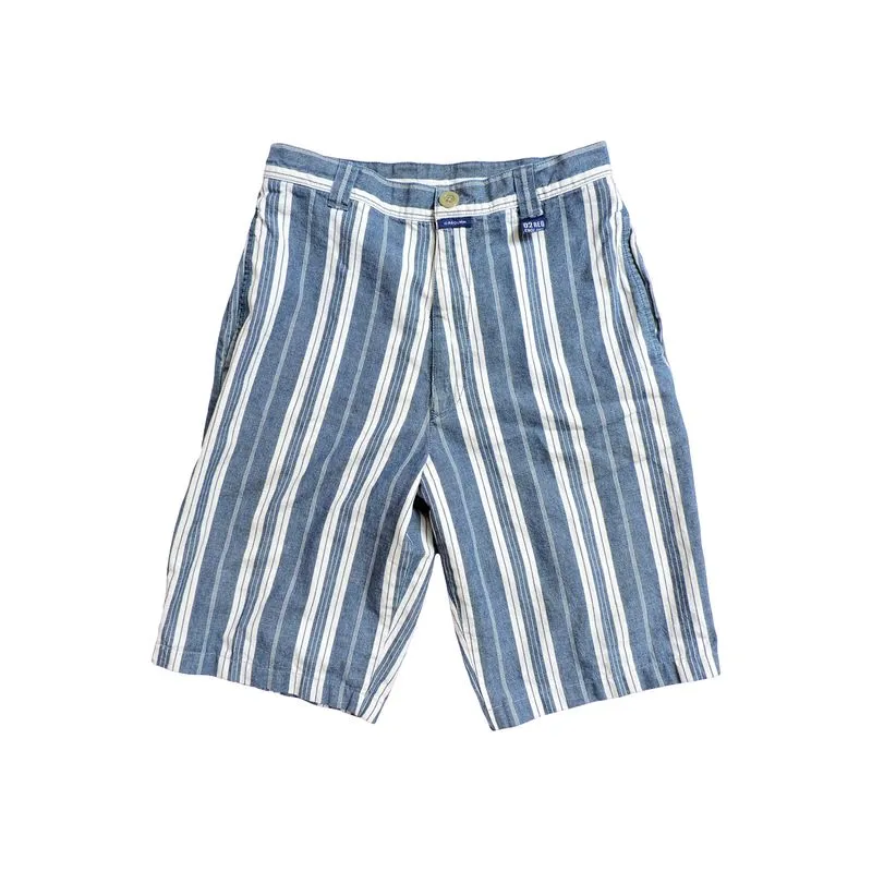 Vintage Casual Short Pria white blue photo 1