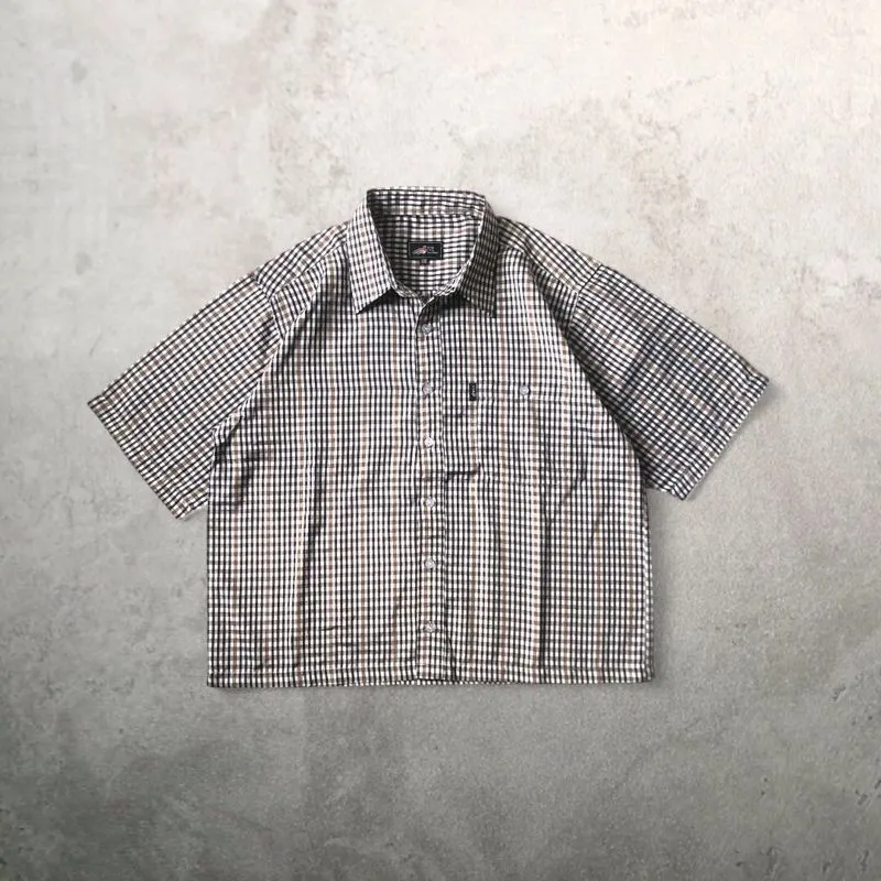 Vintage Y2K Formal shirt Pria white black photo 1