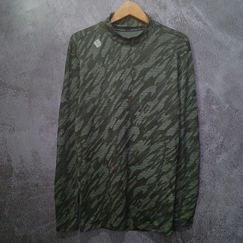 Under Armour Biker Sportswear Jersey Pria green photo 1