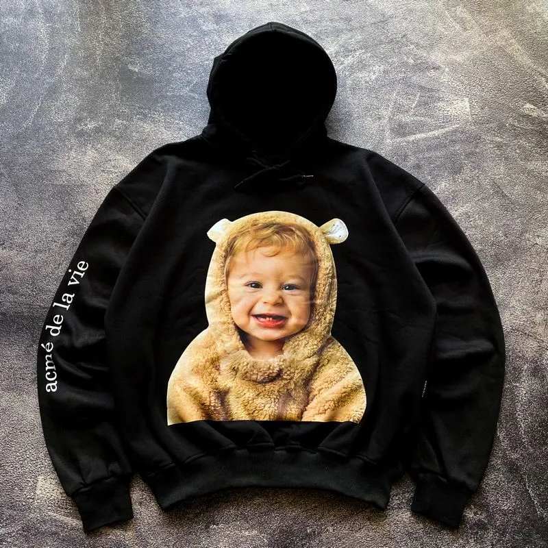 Acme De La Vie  Casual Hoody Pria black photo 1