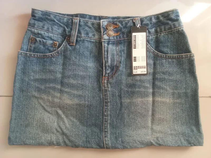 Casual Skirt Wanita blue photo 1