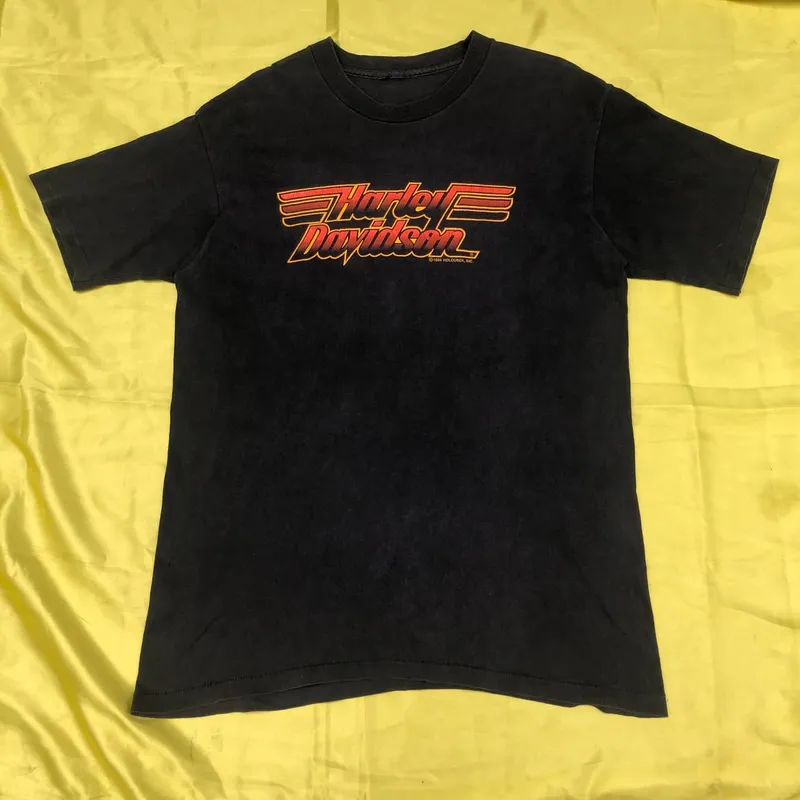 Harley Davidson Vintage T-shirt Pria black photo 1