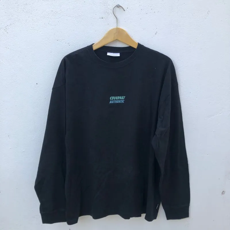 Covernat Streetwear Y2K T-shirt Pria black photo 1