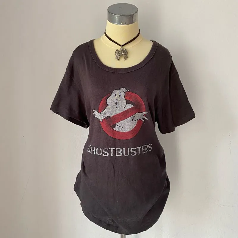 Biker Casual Shirt Wanita black gray photo 1