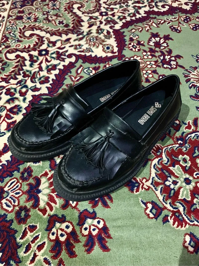 Vintage Streetwear Loafer Pria black photo 1
