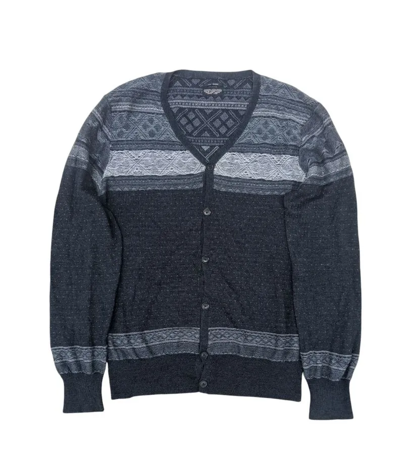 Japanese brand Vintage Cardigan Pria gray photo 1