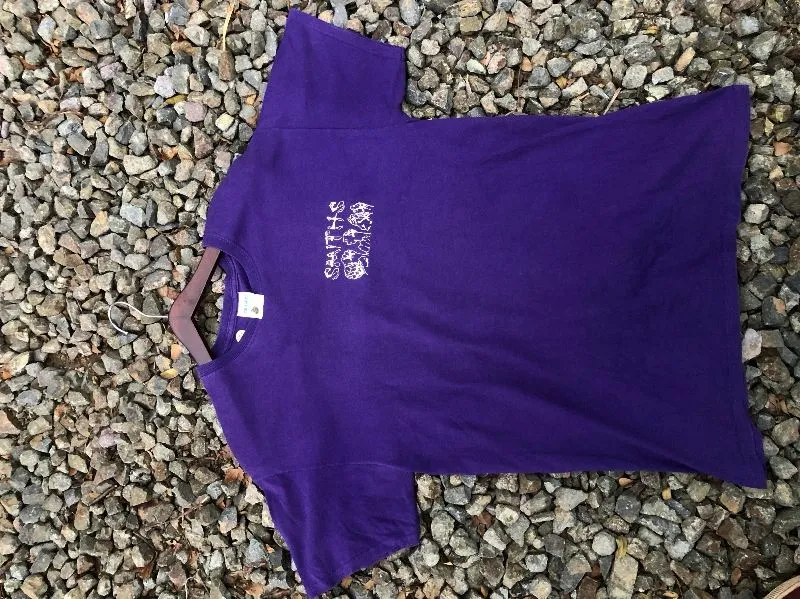 Gildan Vintage Casual T-shirt Pria purple photo 1