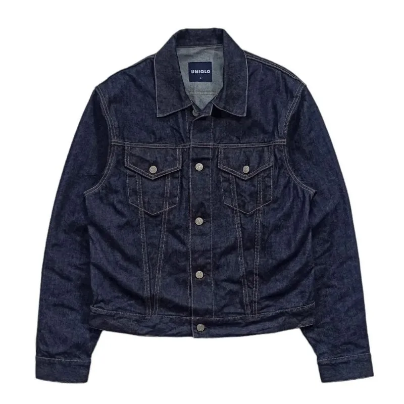 Uniqlo Vintage Denim jacket Pria navy photo 1
