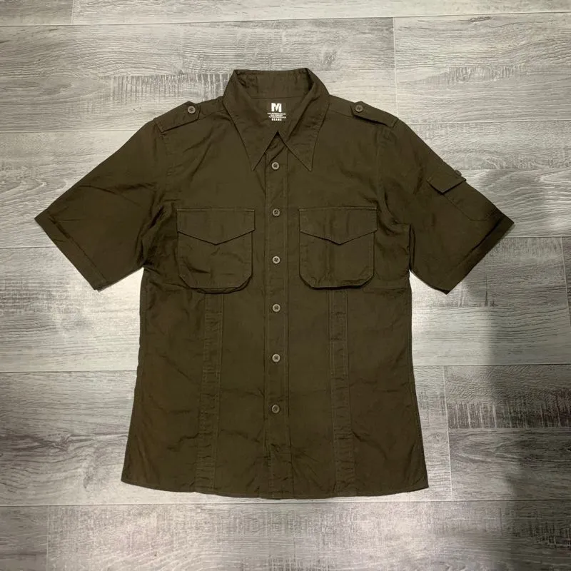 Beams Casual Y2K Casual shirt Pria green photo 1