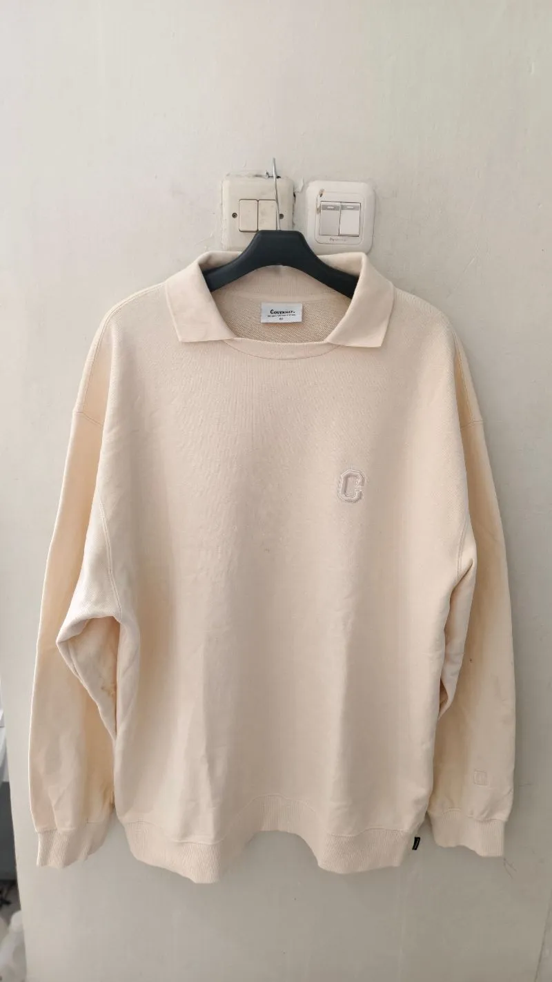 Covernat Casual Sweatshirt Pria cream photo 1
