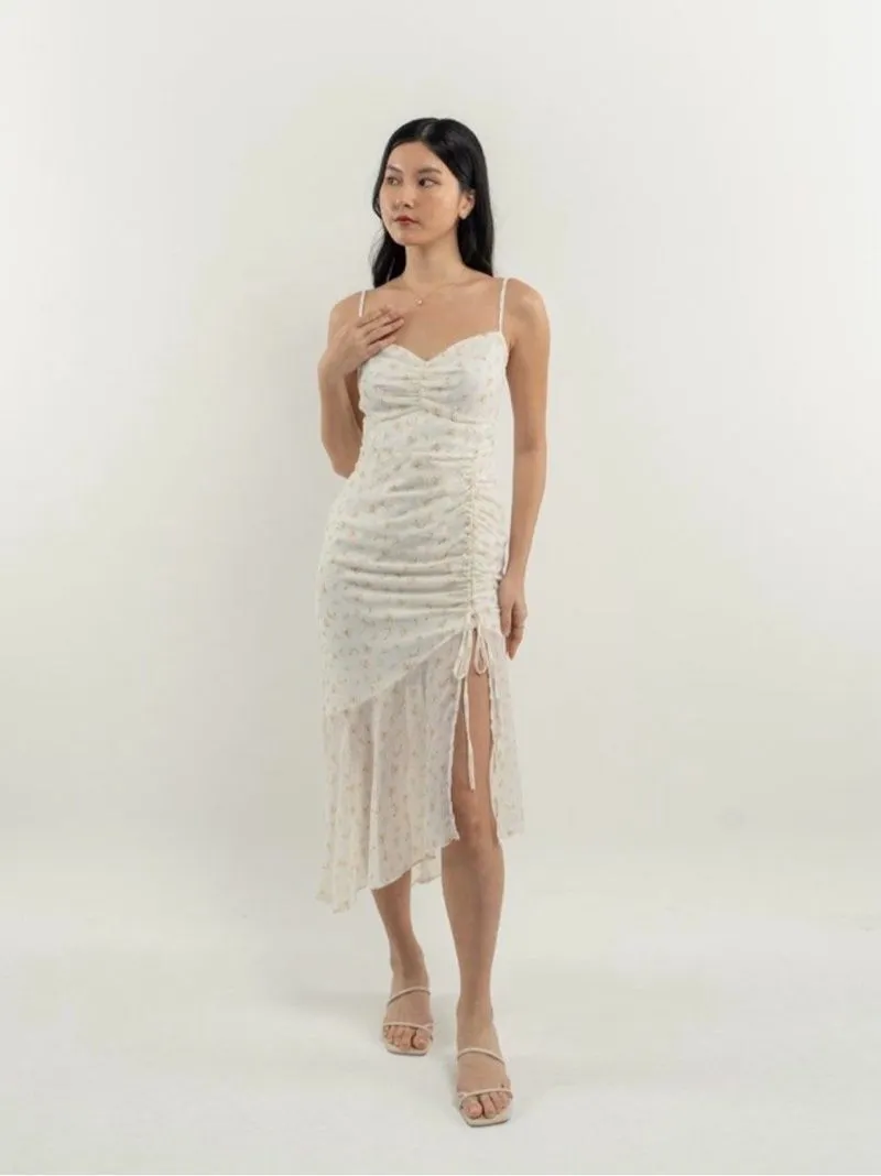 Coquette Casual Summer dress Wanita white photo 1