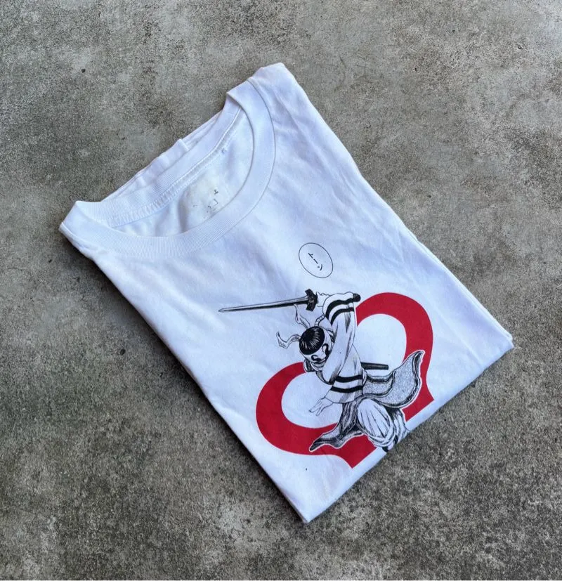 Casual T-shirt Pria white photo 1