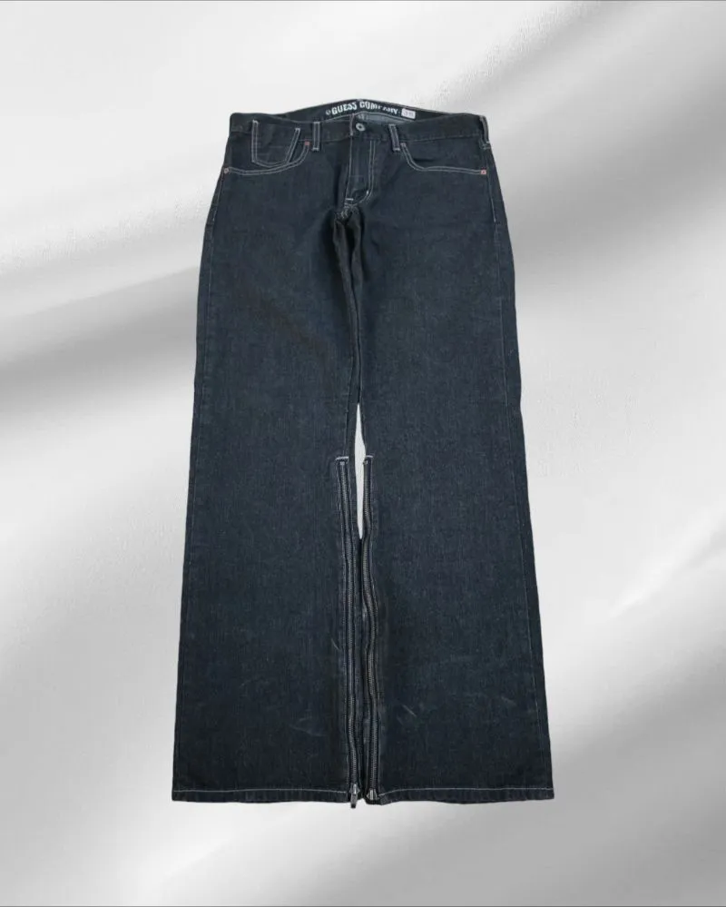 Guess Streetwear Y2K Jeans Pria black photo 1