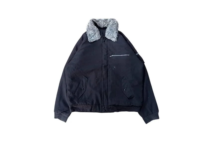 Japanese brand Vintage Streetwear Bomber jacket Pria black photo 1