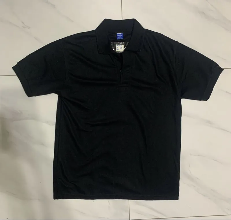 Casual Polo shirt Pria black photo 1