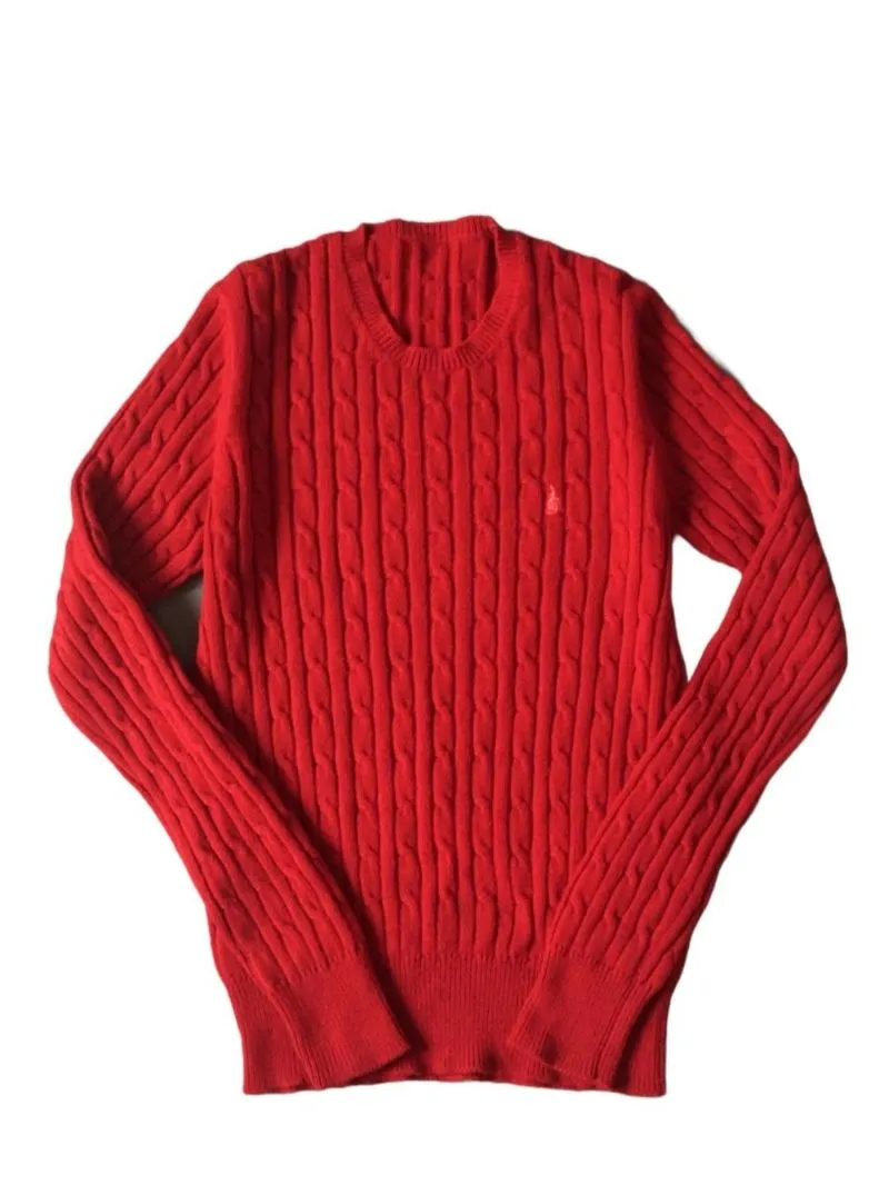 Minimalist Casual Sweatshirt Wanita red photo 1