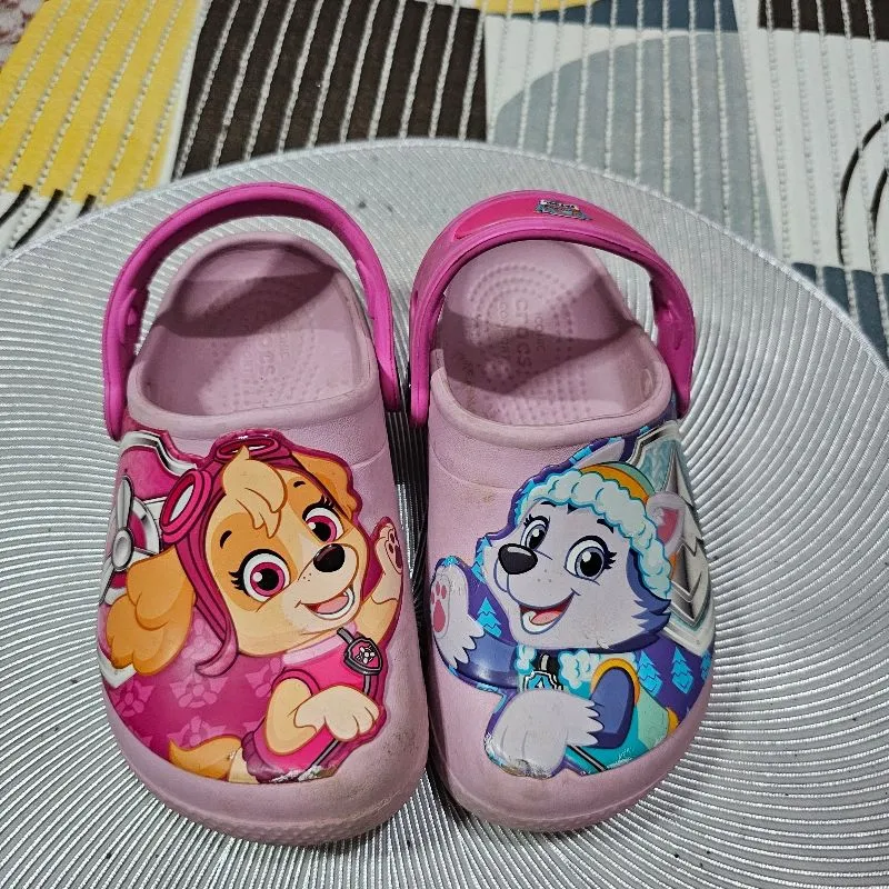 Crocs Streetwear Sandals & slide Kids pink blue photo 1