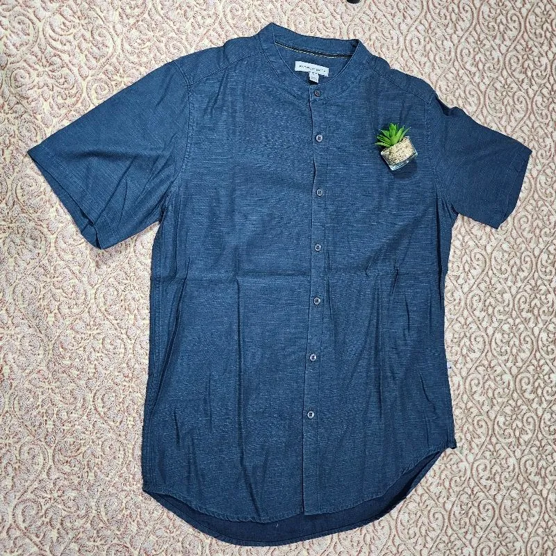 Luxury Pakaian Nasional Formal shirt Pria navy photo 1