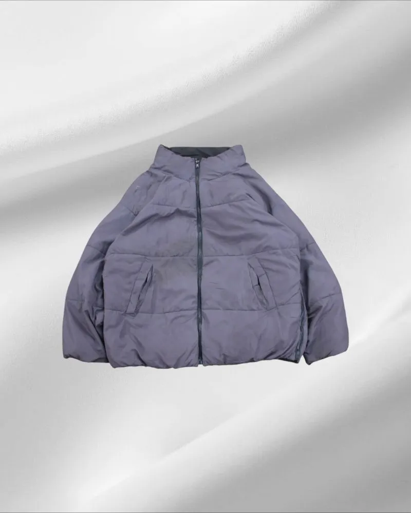 Earth, Music & Ecology Vintage Casual Puffer jacket Pria gray photo 1