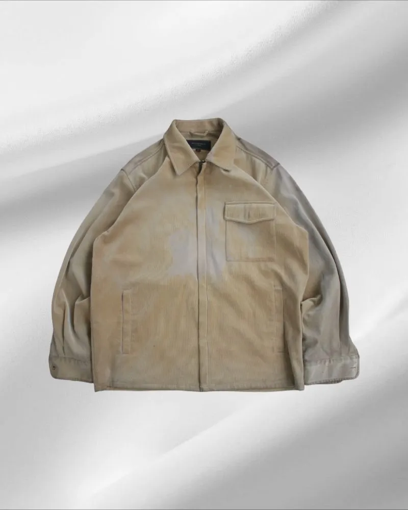 Vintage Casual Harrington jacket Pria cream yellow photo 1