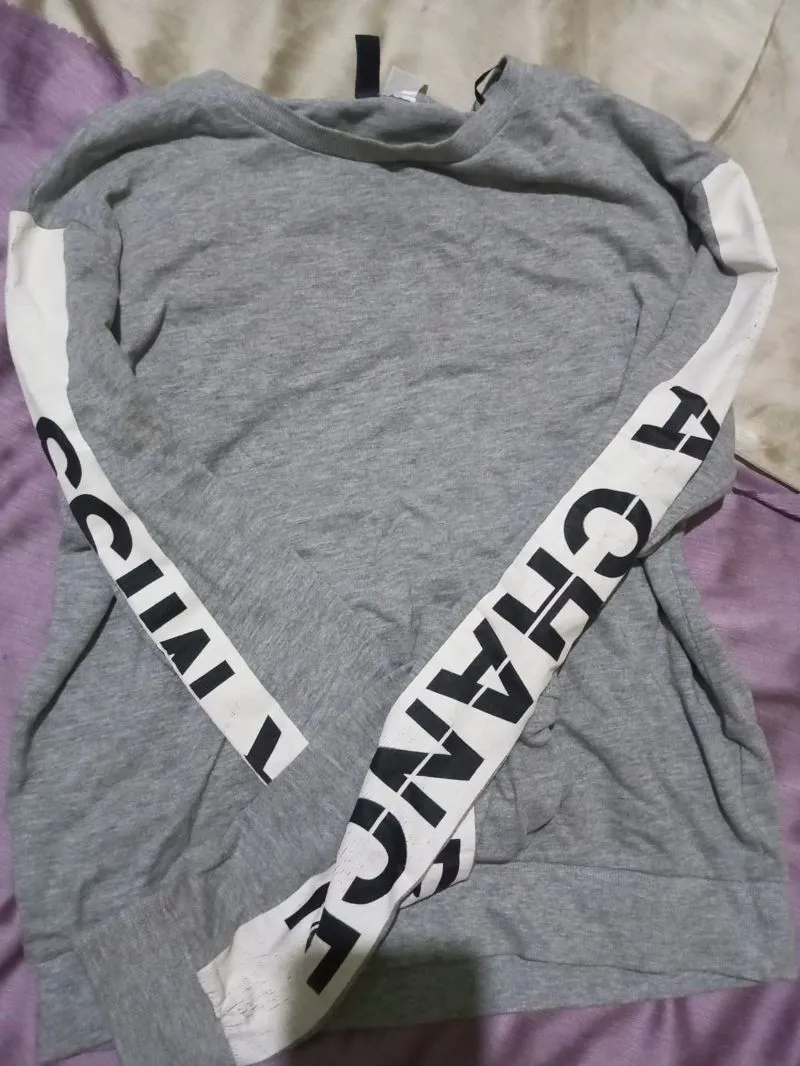 H&M Casual Sweatshirt Wanita gray photo 1