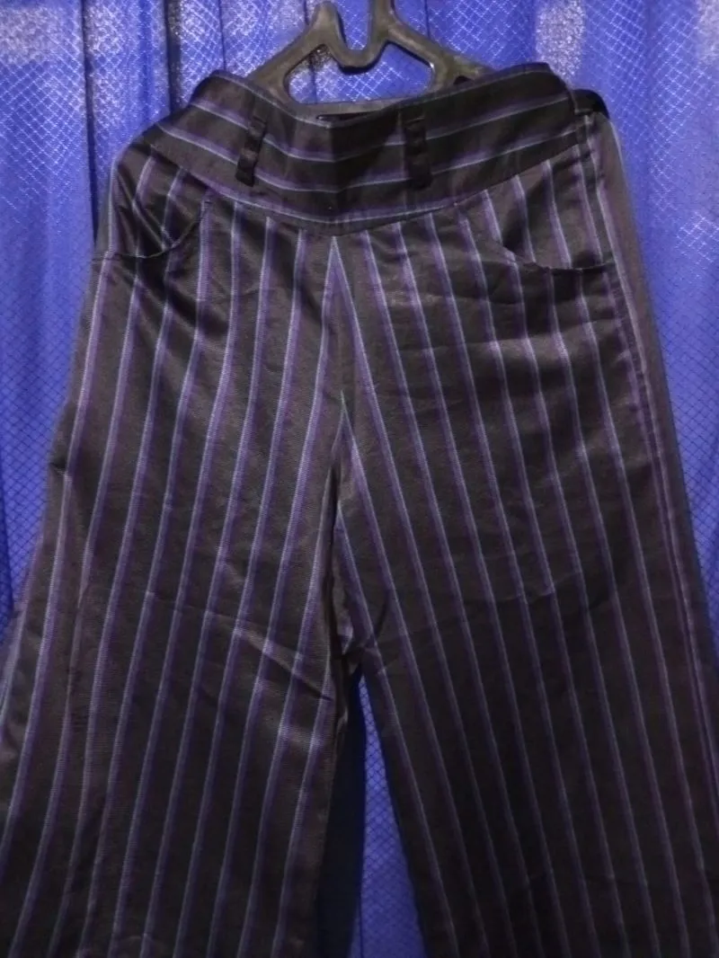 Casual Culotte Wanita purple black photo 1