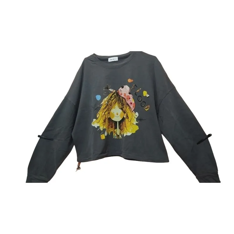 Casual Sweatshirt Kids gray photo 1