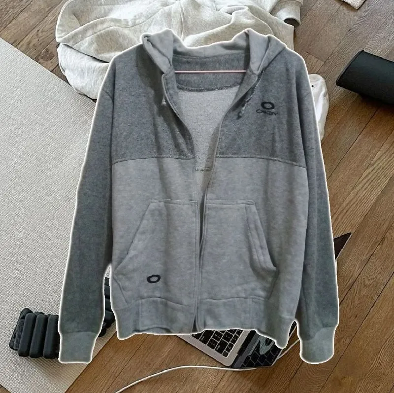 Oakley Minimalist Casual Hoody Wanita black gray photo 1