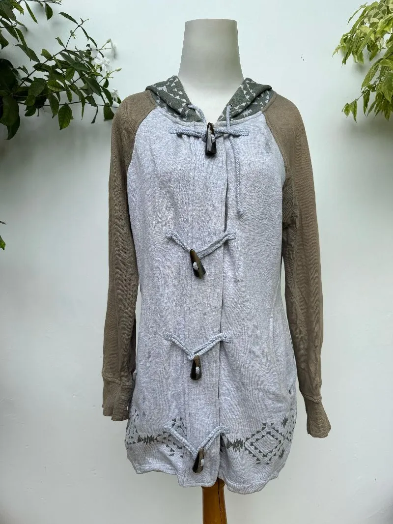 Emo Casual Hoody Wanita tan gray photo 1