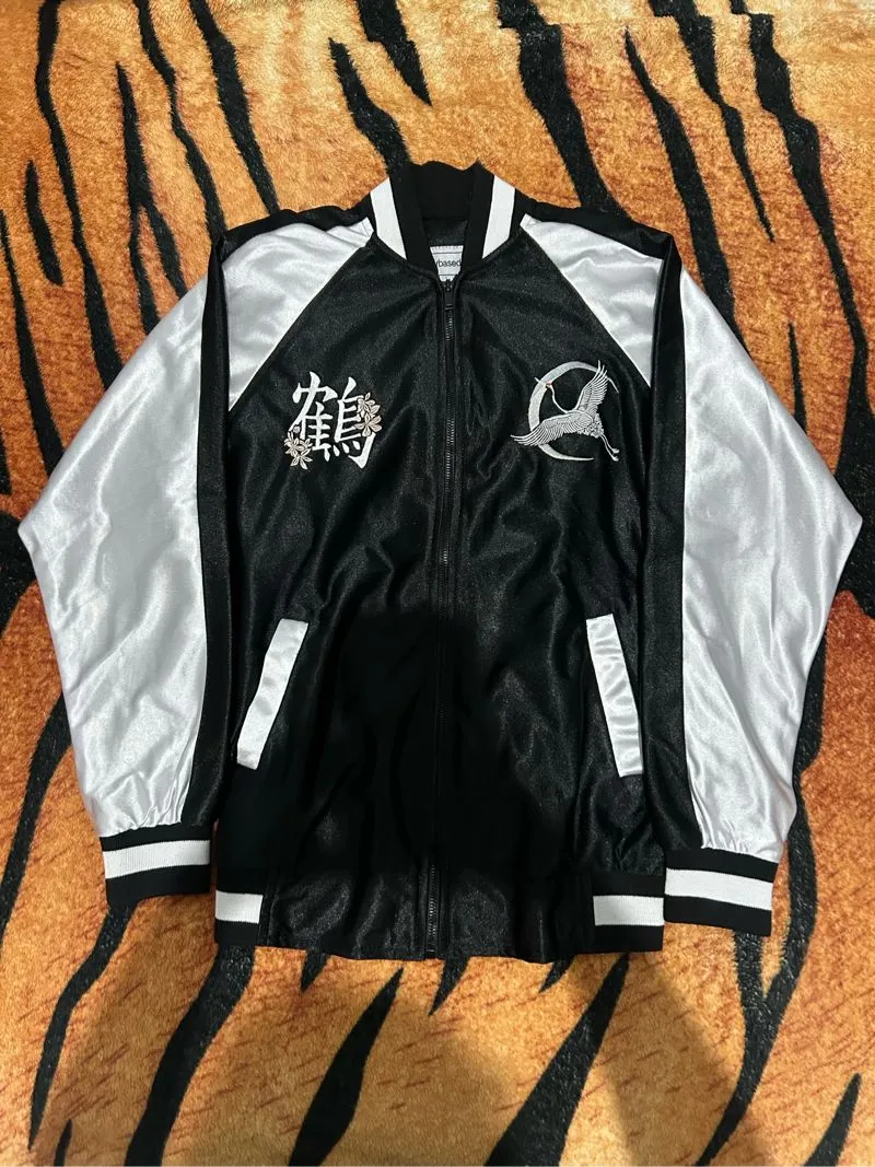 Streetwear Track jacket Pria white black photo 1