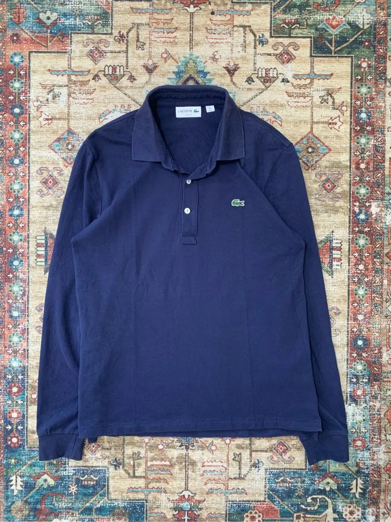 Lacoste Casual Polo shirt Pria navy photo 1