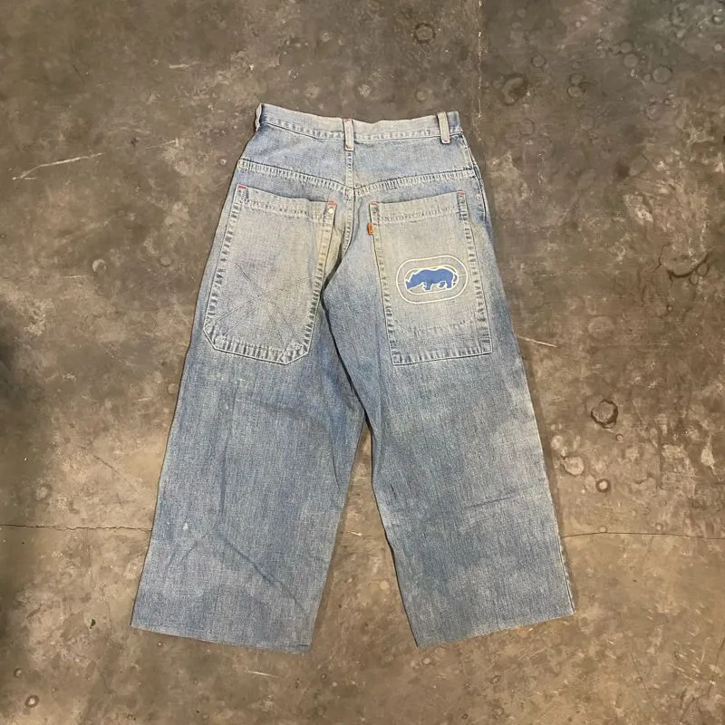 Streetwear Y2K Jeans Pria multicolor photo 1