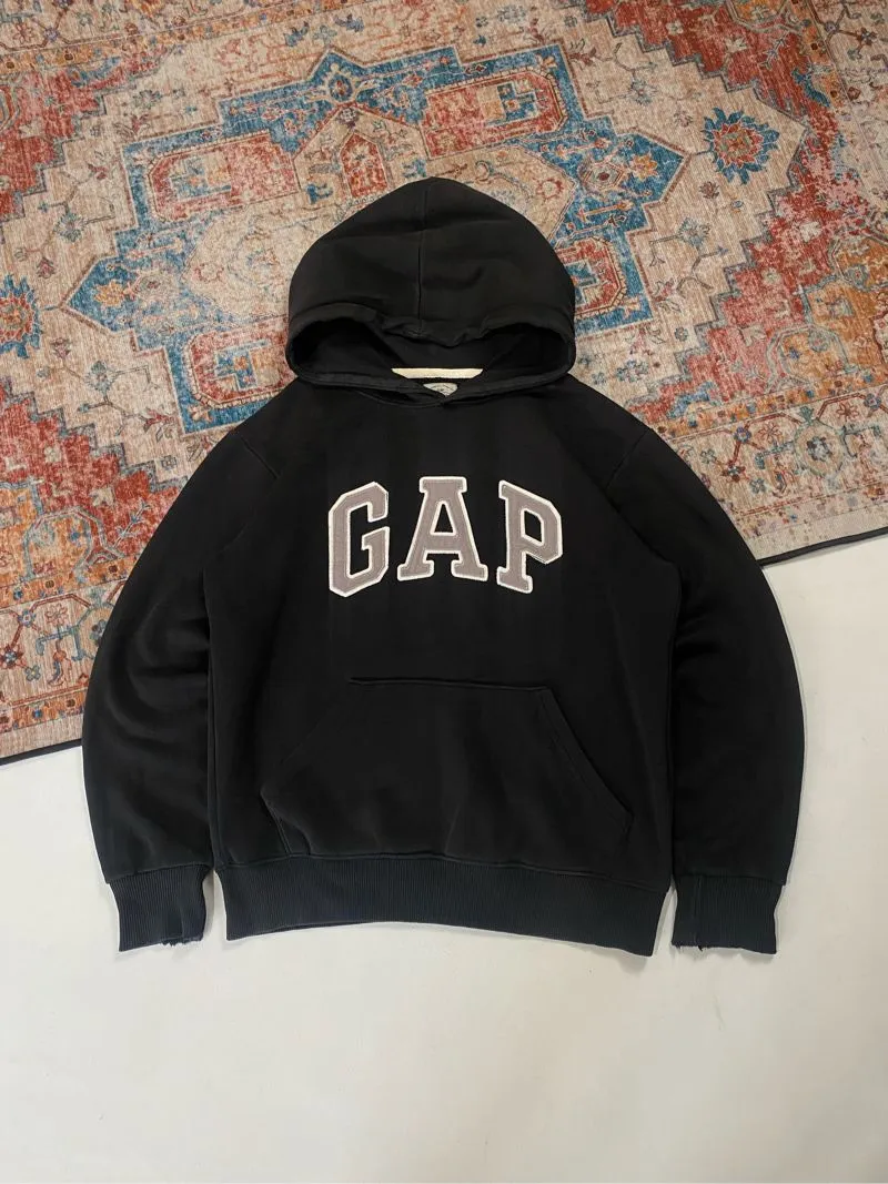 GAP Streetwear Y2K Hoody Pria black photo 1