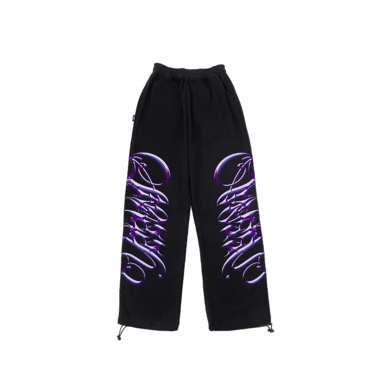 Y2K Sweatpants & Joggers Pria purple black photo 1