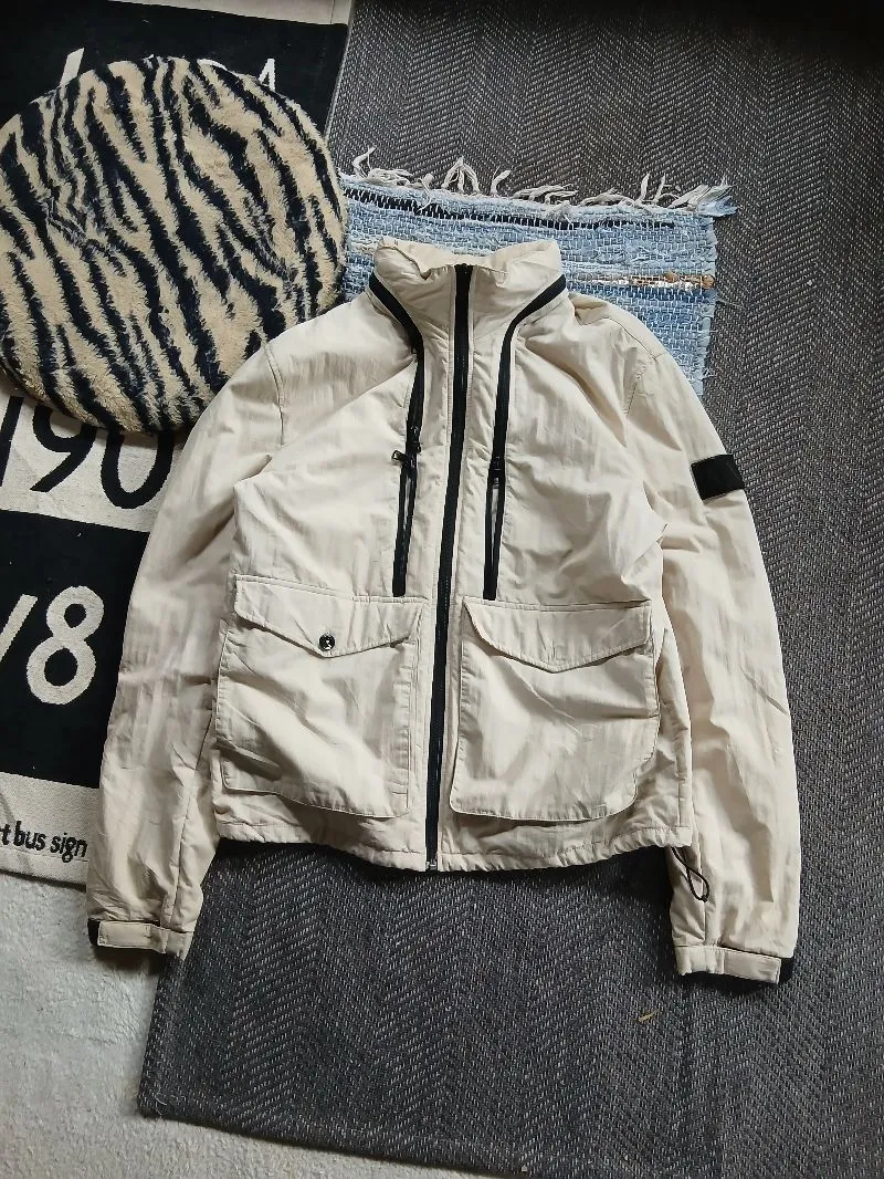Armani	 Vintage Y2K Harrington jacket Pria cream photo 1
