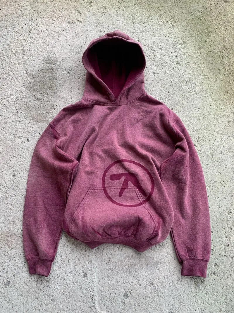 Gildan Vintage Streetwear Hoody Pria burgundy photo 1