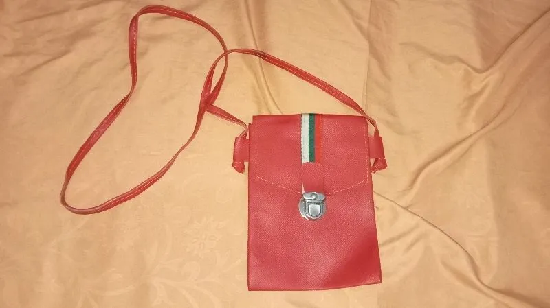 Minimalist Crossbody Bag Wanita red photo 1