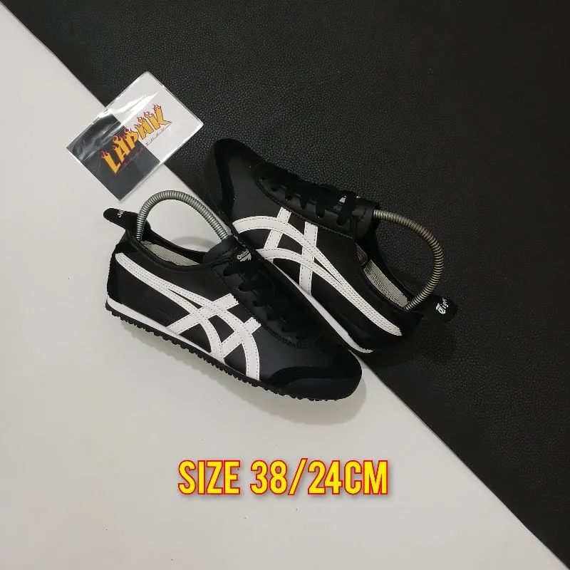 Onitsuka Tiger Casual Sneakers Wanita white black photo 1