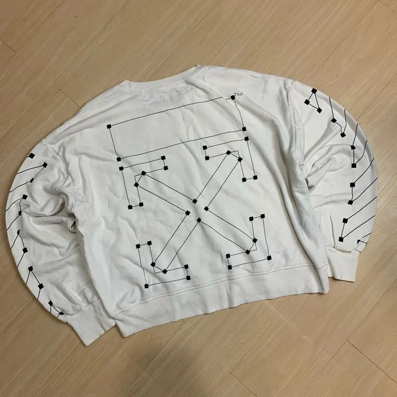 Off-White Vintage Streetwear Sweatshirt Pria white photo 1