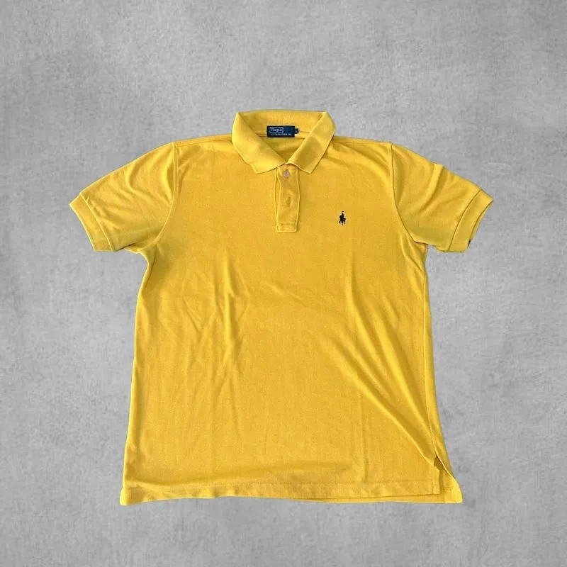 Polo Ralph Lauren Casual Polo shirt Pria yellow photo 1