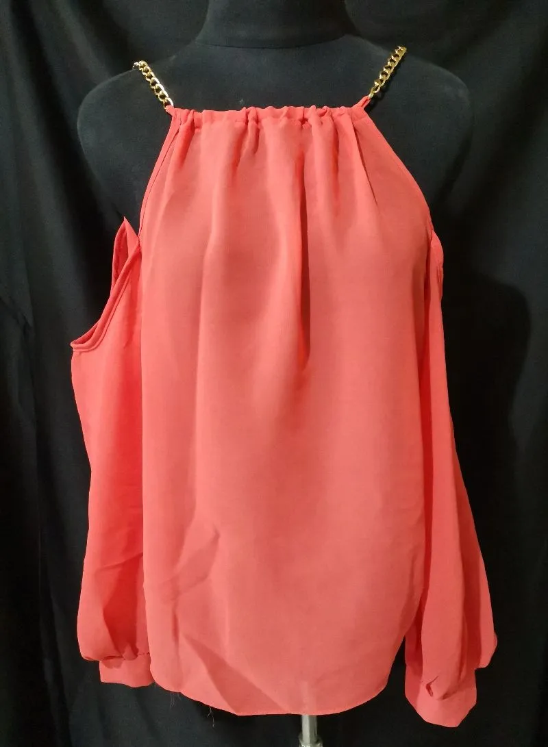 Casual Blouse Wanita orange photo 1