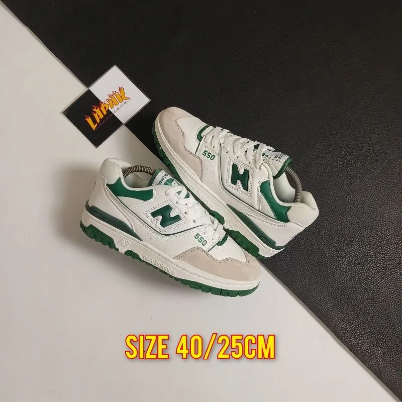 New Balance Casual Casual shoe Pria white green photo 1