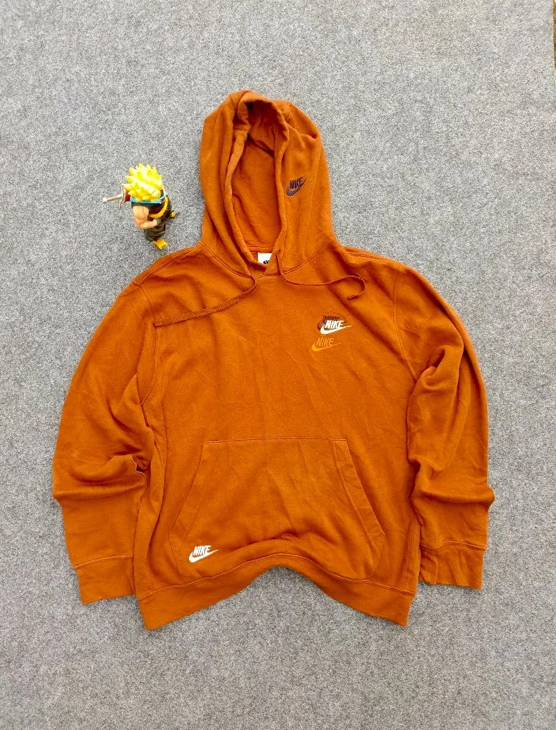 Nike Sportswear Hoody Pria brown photo 1