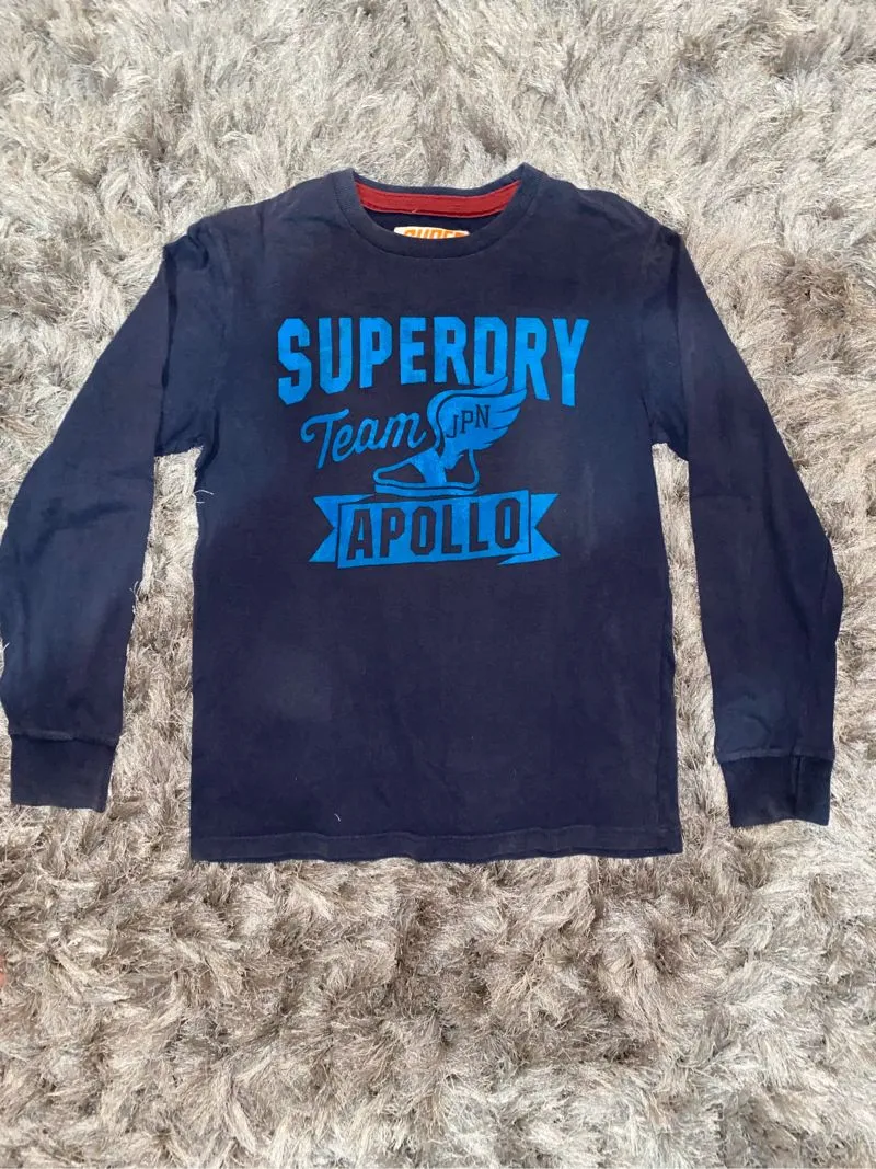 Superdry Streetwear Minimalist Fleece Pria navy photo 1
