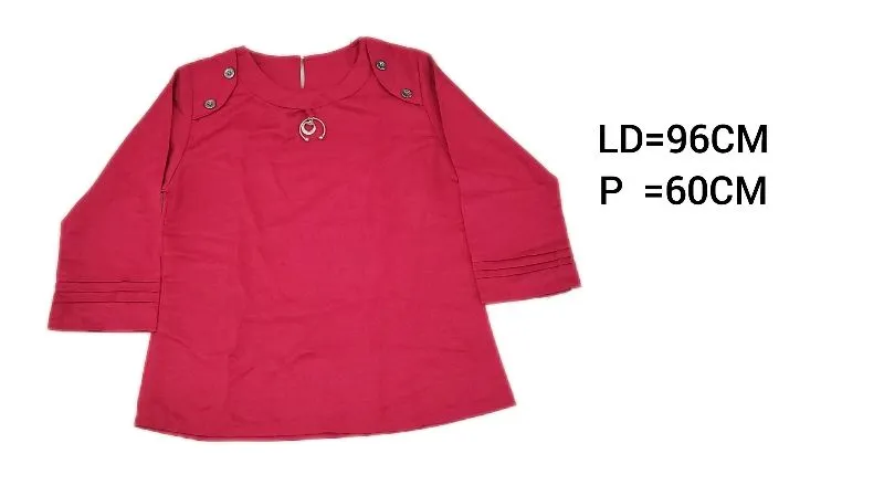 Casual Blouse Wanita pink photo 1
