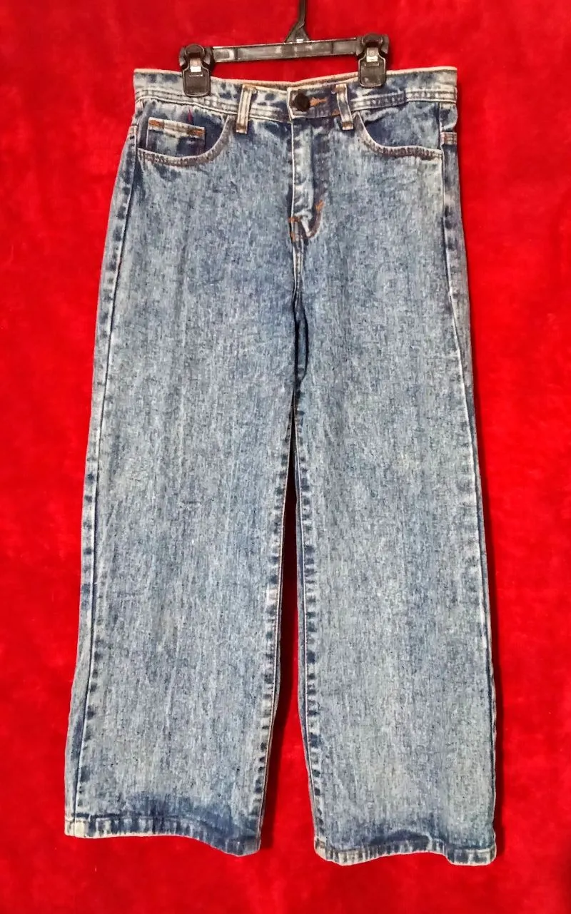 Vintage High waisted jeans Wanita blue photo 1