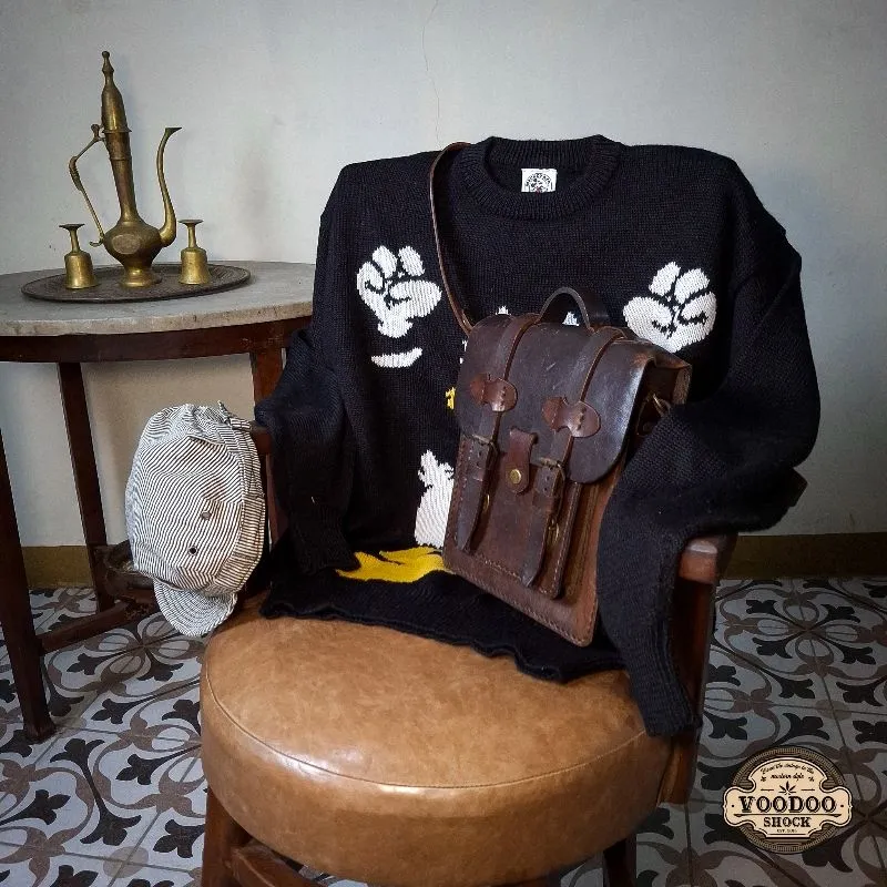 Japanese brand Casual Sweater Pria black photo 1